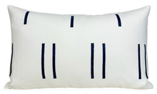 Oaxaca Linen Pillow Cover in Navy, Schumacher Textiles