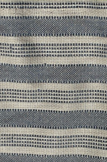 Amida Woven Pillow Cover in Indigo Natural, Peter Dunham Textiles