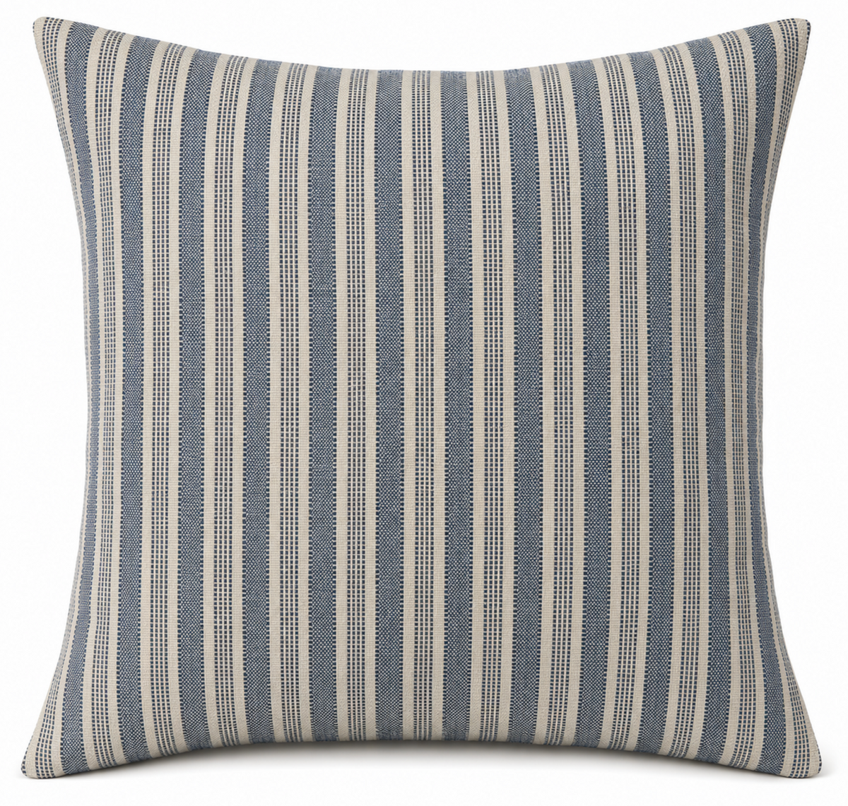 Amida Pillow Cover in Indigo On Natural, Peter Dunham Textiles