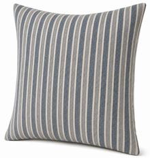 Amida Pillow Cover in Indigo On Natural, Peter Dunham Textiles