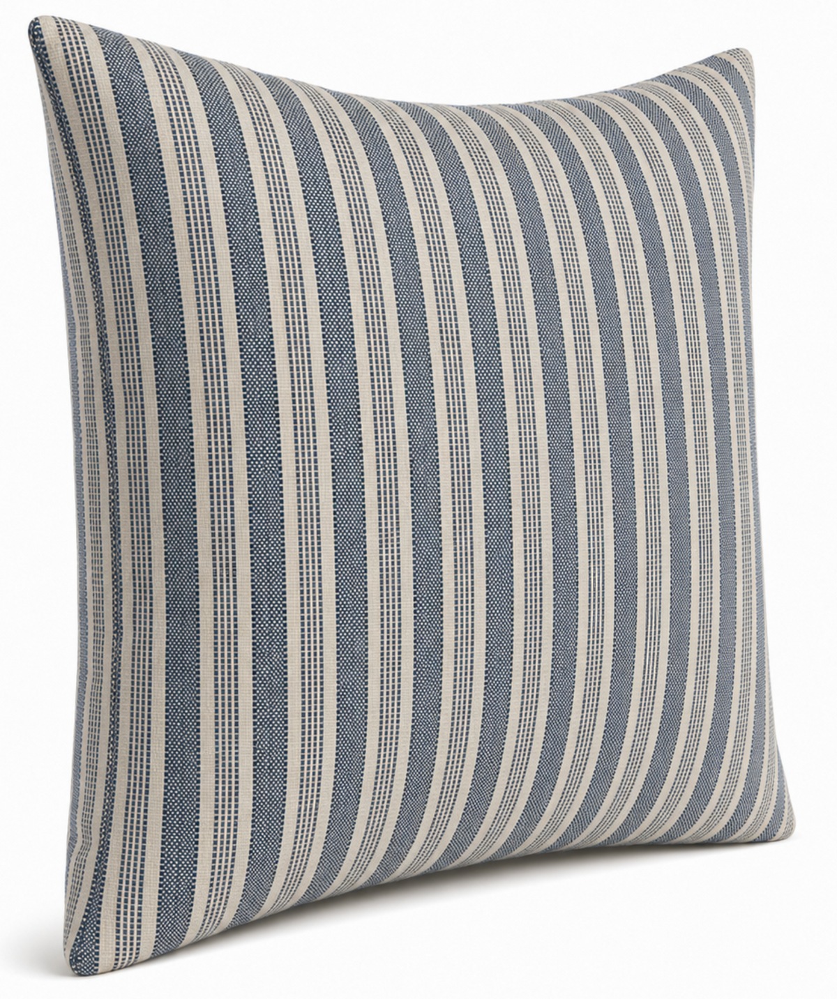 Amida Pillow Cover in Indigo On Natural, Peter Dunham Textiles