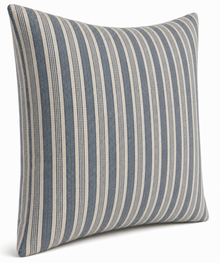 Amida Pillow Cover in Indigo On Natural, Peter Dunham Textiles