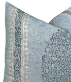 Chappana floral pillow cover styled on a sofa