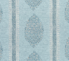 Chappana floral pillow cover showing ivory linen back and invisible zipper