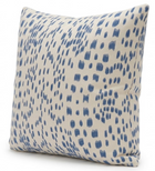 Les Touches Pillow Cover in Cadet Blue