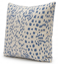 Les Touches Pillow Cover in Cadet Blue