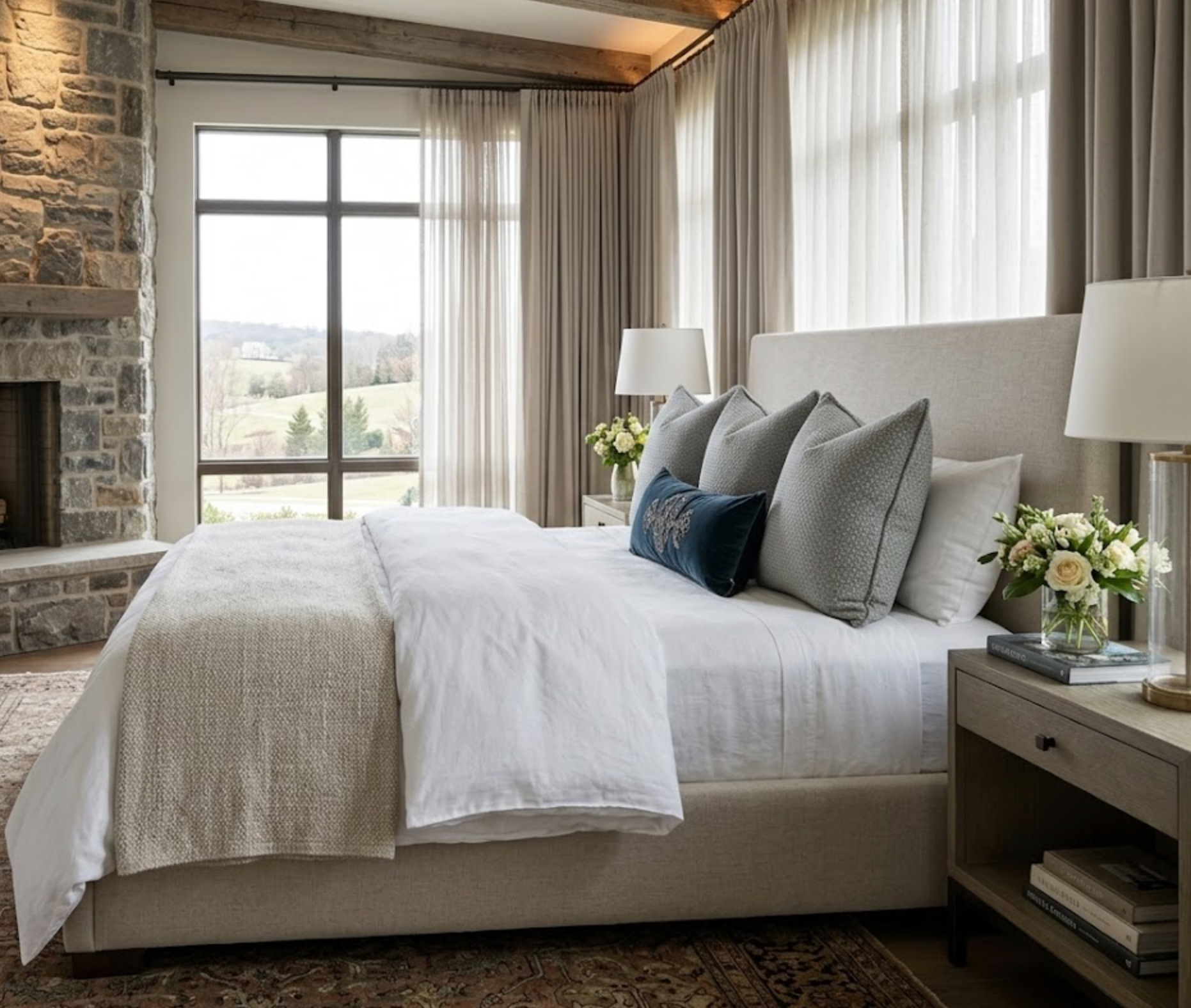 Montreux Woven Pillow Cover in Spa, Pollack Textiles