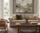 Marlow Cut Velvet Pillow Cover in Moss