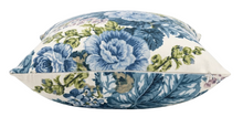 Hidcote blue floral pillow cover, alternate view