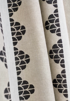 Dhara black stripe pillow cover, alternate view