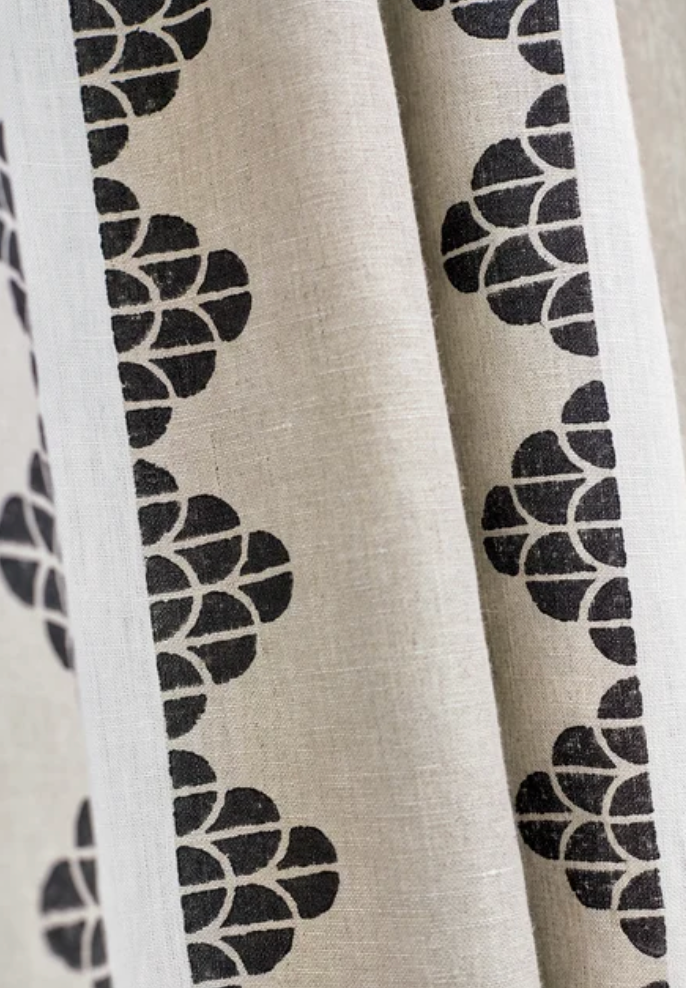 Dhara black stripe pillow cover, alternate view