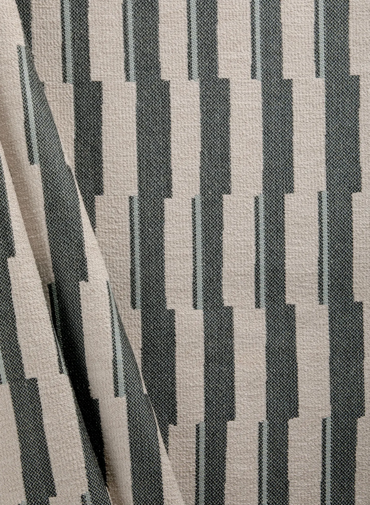 Huron denim woven pillow cover close-up