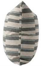 Huron denim woven pillow cover, alternate view