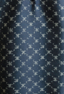 Tonga woven indoor outdoor pillow cover in Indigo, McLaurin + Piercy Textiles, photo 5