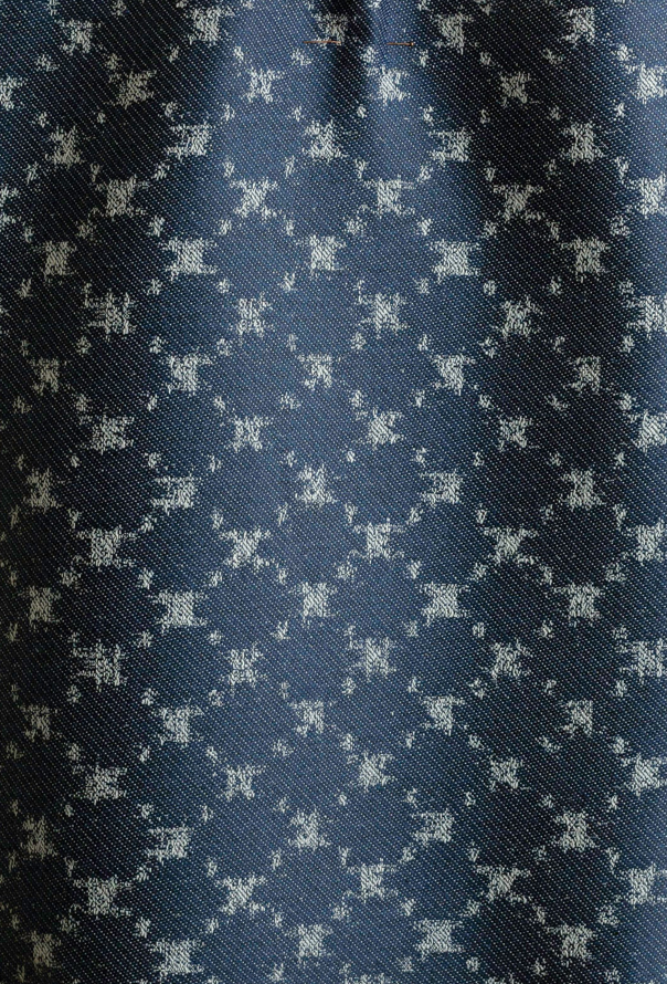 Tonga woven indoor outdoor pillow cover in Indigo, McLaurin + Piercy Textiles, photo 5