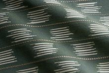 Willow Way woven indoor outdoor pillow cover in Blue Spruce, Perennials Textiles, photo 5