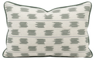 Willow Way woven indoor outdoor pillow cover in Spruce, Perennials Textiles, photo 3