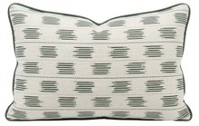 Willow Way woven indoor outdoor pillow cover in Spruce, Perennials Textiles, photo 3