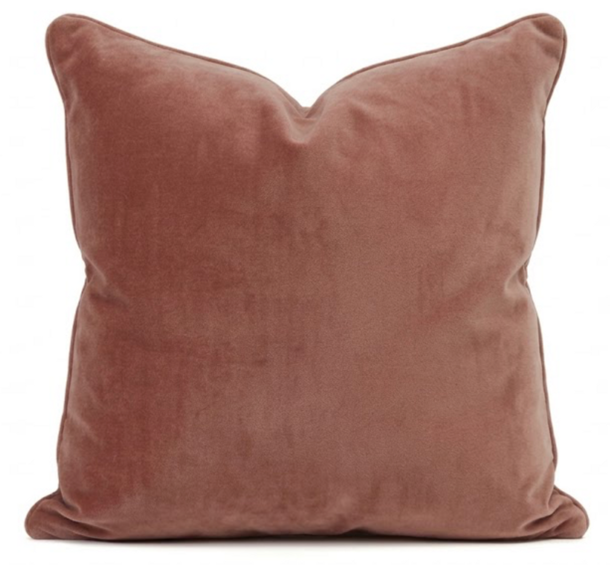 Rosewood Velvet Pillow Cover, velvet texture close-up