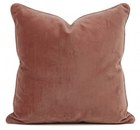 Rosewood Velvet Pillow Cover, velvet texture close-up