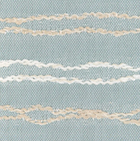 Wave Length Outdoor Pillow Cover in Sky Blue shown in a room setting
