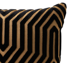 Vanderbilt Velvet Pillow Cover in Tortoise, side view
