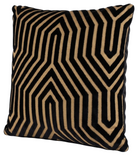 Vanderbilt Velvet Pillow Cover in Tortoise, velvet texture detail
