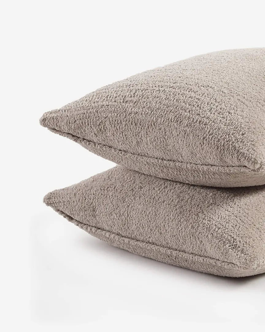 Envelope closure sham covers soft plush