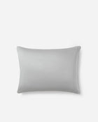 Close-up of fluffy Snug fabric and smooth bamboo fabric pillow covers