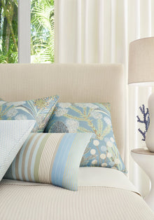 Esprit Performance Pillow Cover in Sky and Sand, Thibaut Pillows