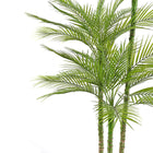 CG Hunter 84" palm tree styled in modern living room