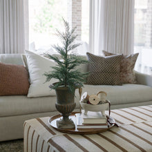 Artificial Cedar Tree in Cream Pot