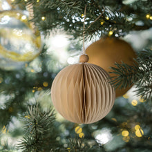 Classic antique gold glass Christmas decorations