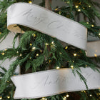 Holiday paper garland with Merry Christmas lettering