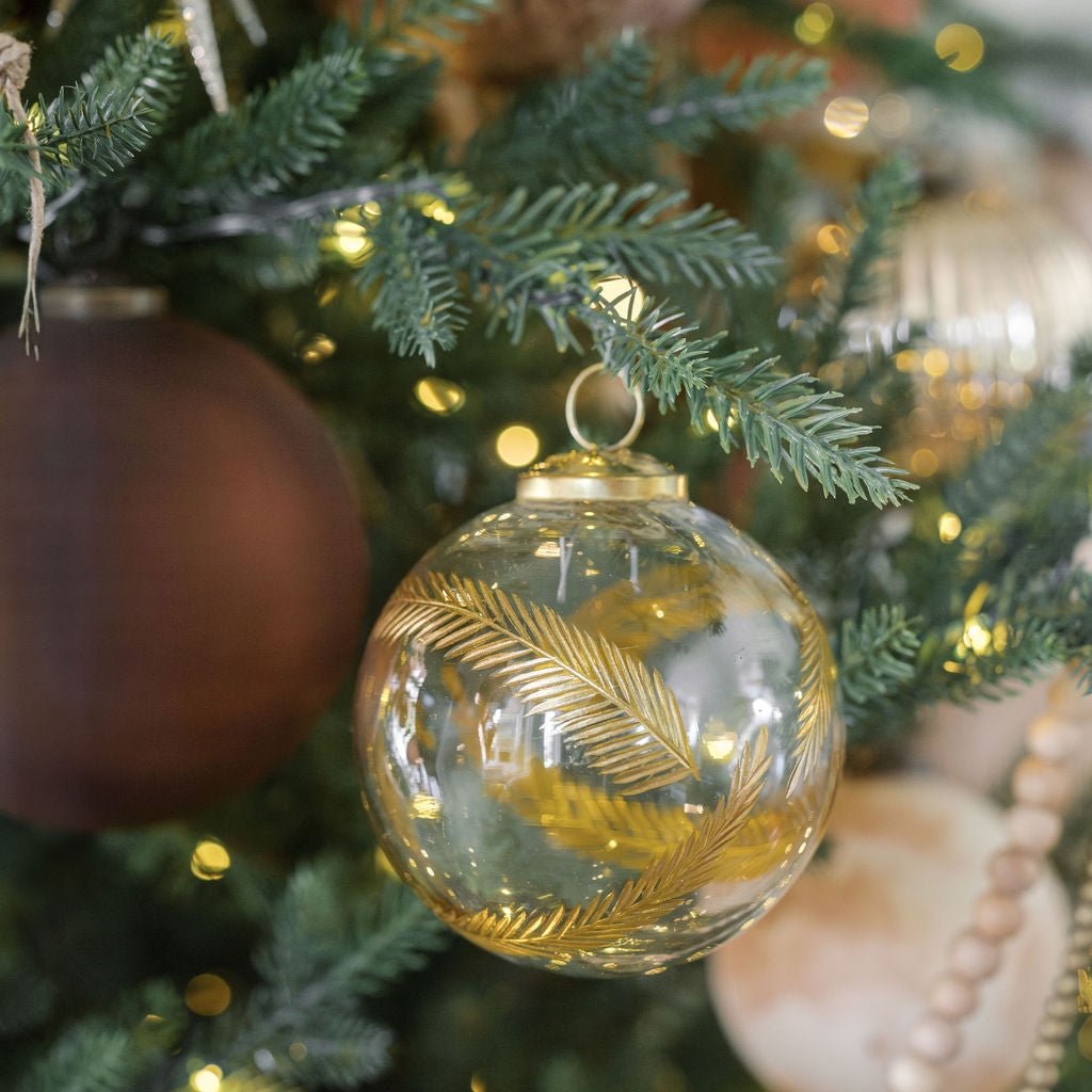 Handcrafted glass ornaments for elegant holiday décor