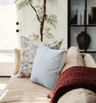 Blue Dot Pillow Cover