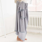 Boro Blue soft handwoven merino throw – One Affirmation