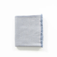 Boro Blue soft handwoven merino throw – One Affirmation