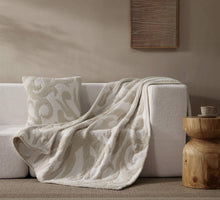 Casablanca Throw Oatmeal Clear White