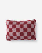 Checkerboard Snug Mini Pillow Pommegranate Rose
