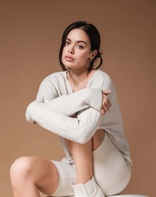 Cloud Cool V-Neck Pullover