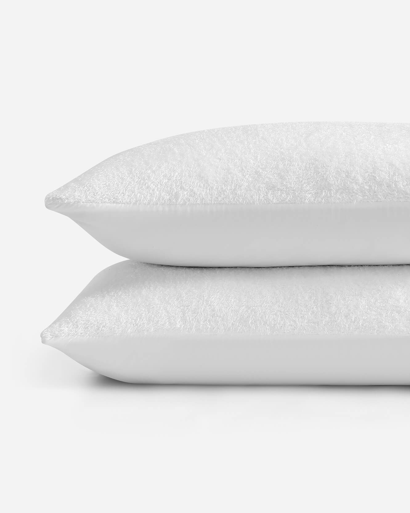 Bed styled with Cloud Silque + Silky Lyocell shams in Standard and King sizes