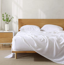 Close-up of Linacel fabric texture – linen and lyocell blend