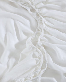 Belgian linen and lyocell sheet set in neutral tones