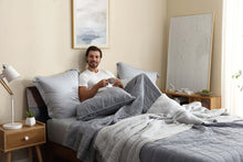 Stonewashed Lyocell Sham Set