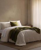 Breathable Faux Fur Comforter Bundle