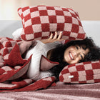 Checkerboard Snug Mini Pillow