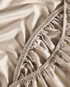 Soft bamboo viscose sheets and pillowcases in eco-friendly bedding set