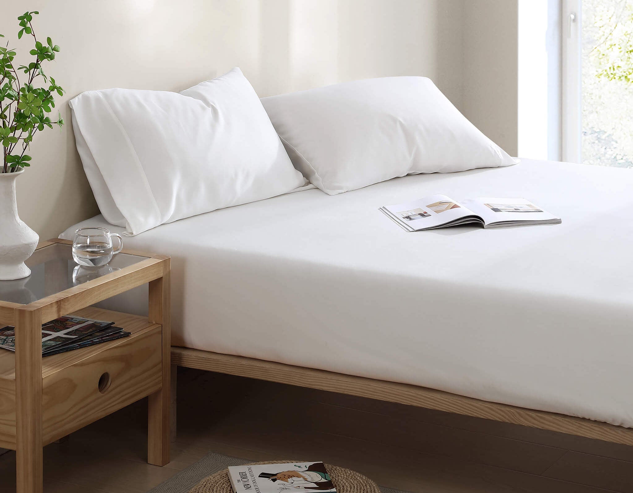 Silky Lyocell Fitted Sheet