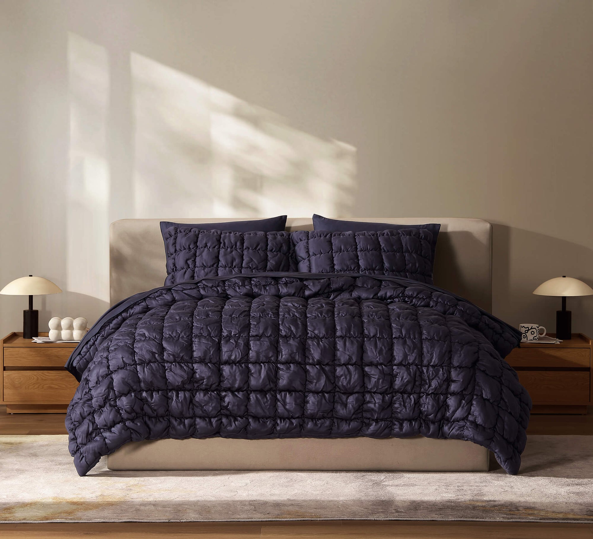 Silky Lyocell Puff Sham Set